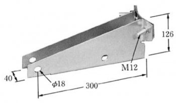 ICA|吊架線支持金物 3BD-HC用