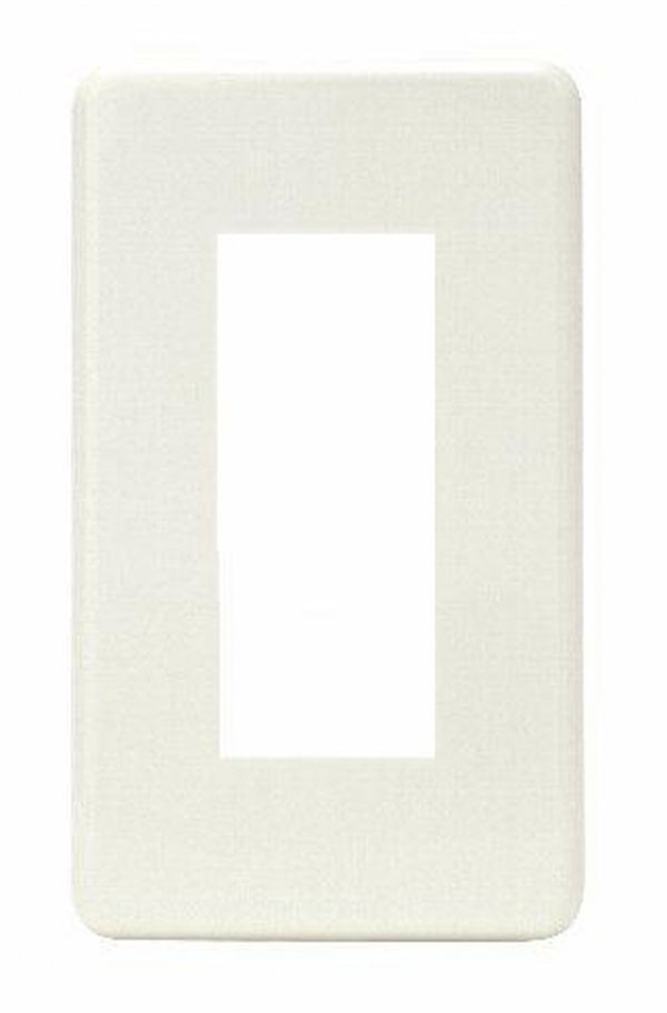 BP-3U-PW|スタンダード型プレート エレガンス 1連用 ピュアホワイト