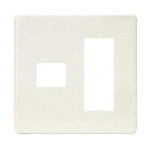 HBP-1+3U-PW|ホームエレガンスプレート 2連用 ピュアホワイト