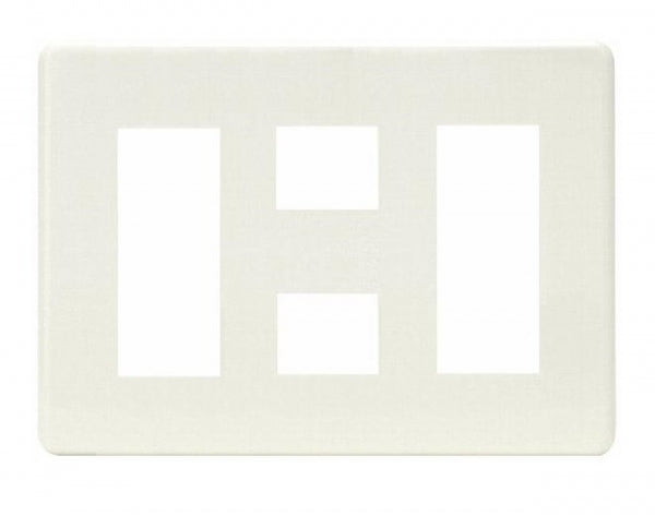 HBP-3+2+3U-PW|ホームエレガンスプレート 3連用 ピュアホワイト