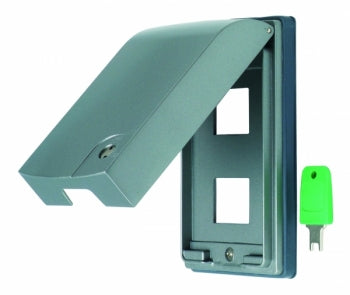 MBP-2UWKY|金属防滴プレート キー付き2個用 キー付き2個用