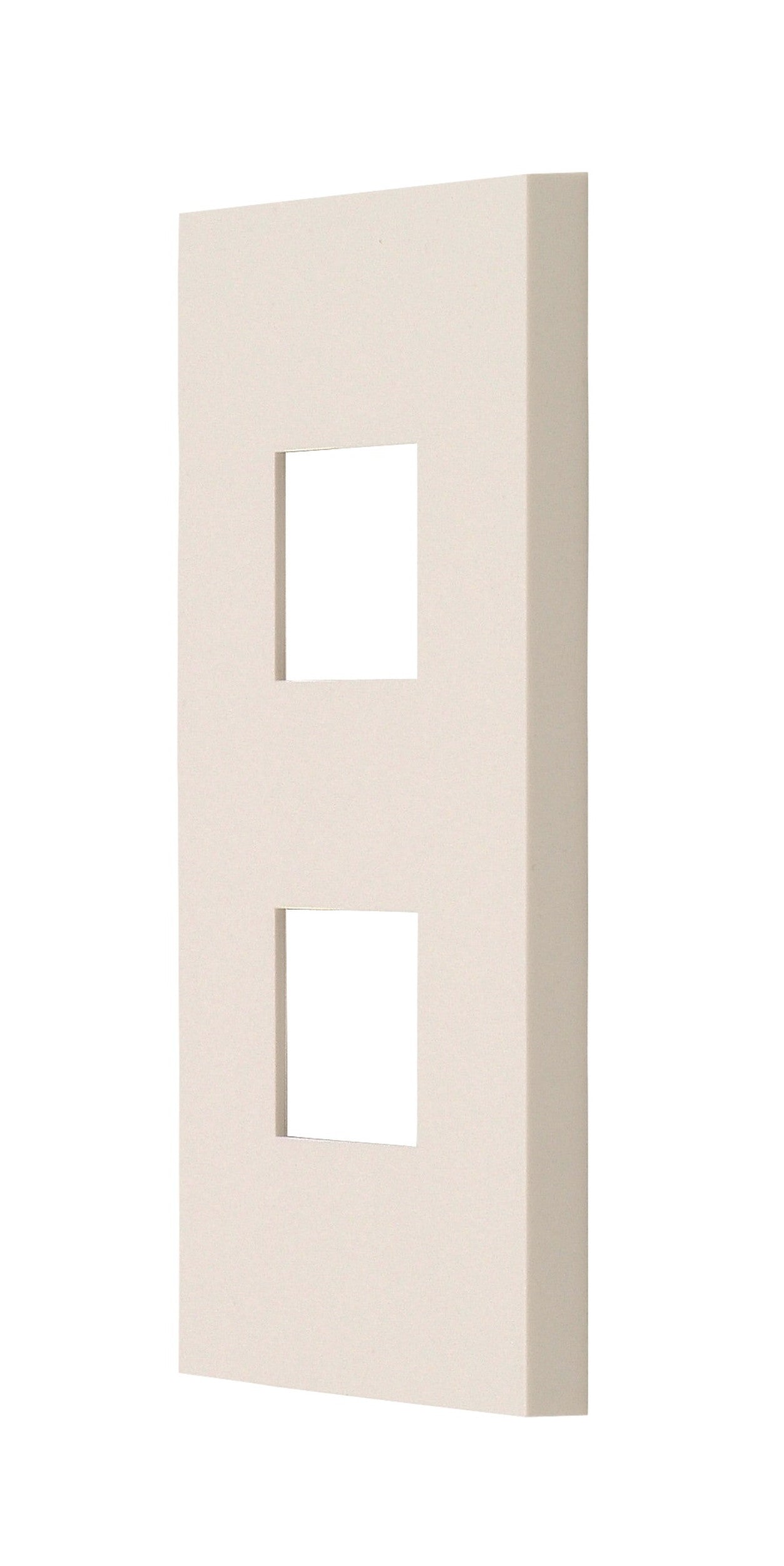 NKP-2UF-PW|NKシリーズプレート 1連用 2個口(PW色) NKシリーズ 2個口 PW色