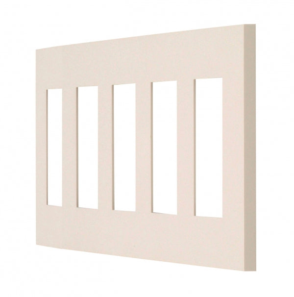 NKP-3UF-5-PW|NKシリーズプレート 5連用 15個口(PW色) NKシリーズ 15個口 PW色