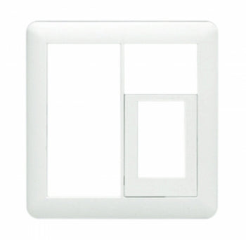 NWC-S5|Jワイドスリム スイッチ・コンセントプレート スイッチ+2口(2連用) スイッチ+2口(2連用) Jワイドスリム