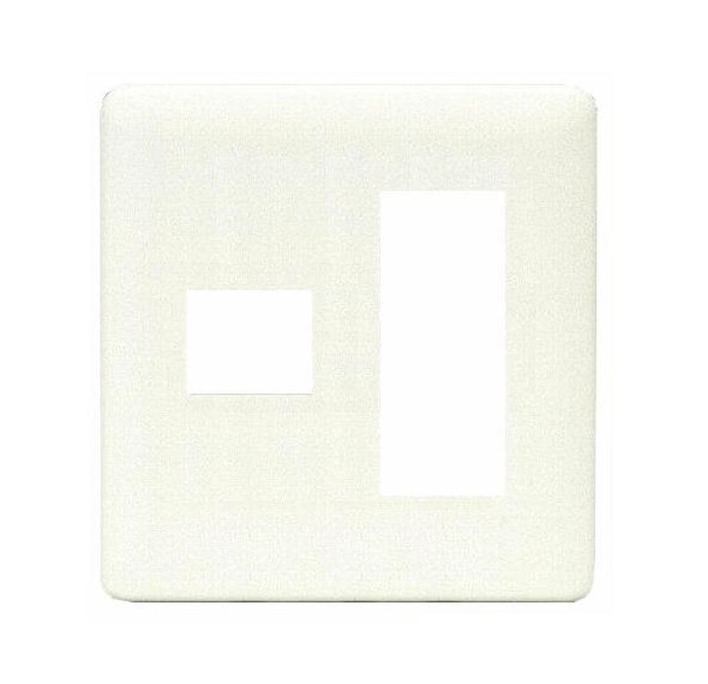 WJD-13|2ピースコンセントプレート 2連用 4個口