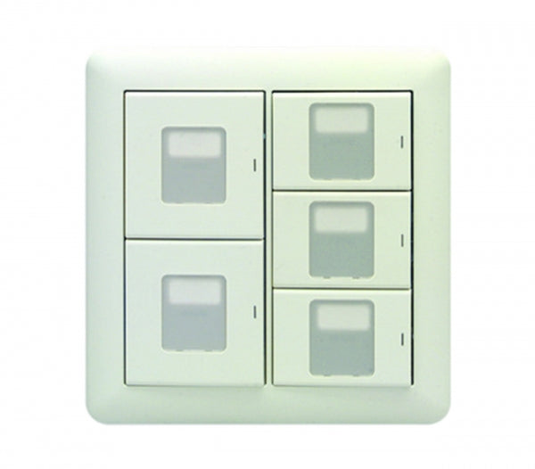 WJHM23032PW|2連5個用 (マーク付片切スイッチ) 2連5個用 (マーク付片切スイッチ) PW色