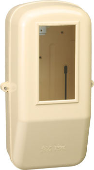 PC-4N|プラスチック計器箱 三相大 クリーム