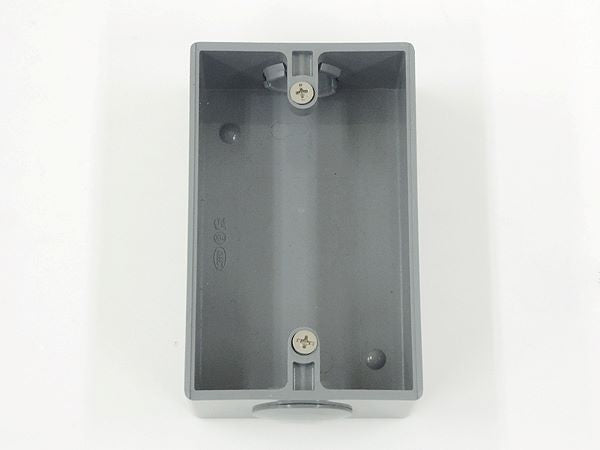 SW140ZGHW|カチコネ 露出スイッチBOX 方出ナシ グレーHIタイプ