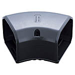 DAS3280B|45 フラットエルボブラック