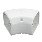 DAS3280S|45フラットエルボホワイト