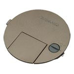 DUM7901MA|住宅用フロアコンラウンド フロアプレート ブラウンメタリック