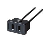 WF2070K|家具用扉付ハメ込コンセント