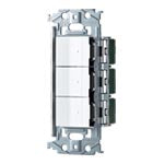 WNSS51666W|SO-STYLE 埋込スイッチセット(マットホワイト) スイッチセット