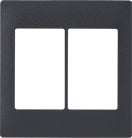 WTA7326HK|アドバンス 簡易耐火スイッチプレート 2連用(マットグレー)