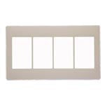 WTA7342FK|アドバンス 簡易耐火スイッチプレート 4連用(マットベージュ)
