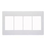 WTA7342WK|アドバンス 簡易耐火スイッチプレート 4連用(マットホワイト)