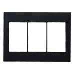 WTA8103B|アドバンス セレクトスイッチプレート 3連用(マットブラック)