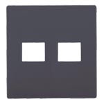 WTL7772HK|アドバンス簡易耐火コンセントプレート2コ用(マットグレー)