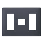 WTL7777HK|アドバンス簡易耐火コンセントプレート7コ用(3+1+3)(マットグレー)