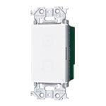 WTY2422W|アドバンスリンクプラスタッチダブルスイッチ(マットホワイト)