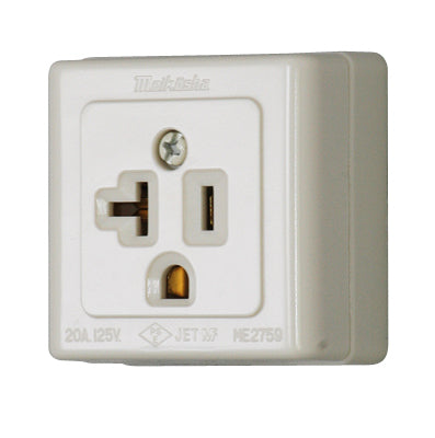 ME2759|125Vエレガント接地コンセント 15A/20A 125V