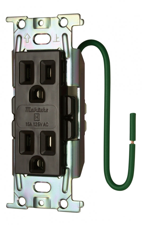 ML1282T3C|ML医用接地埋込WコンC形 15A 125V チョコ