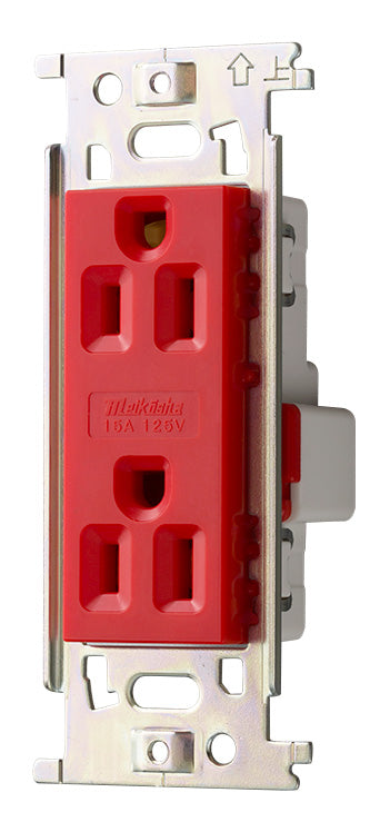 ML1287T2R|ML接地Wコンセント Sタイプ B形 赤 15A 125V