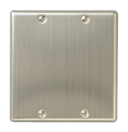 MLE1660-2B|ML新金属プレートブランク 枠付 (2連)