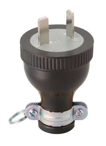 MP2524|2P 20A ゴムプラグ 20A 250V