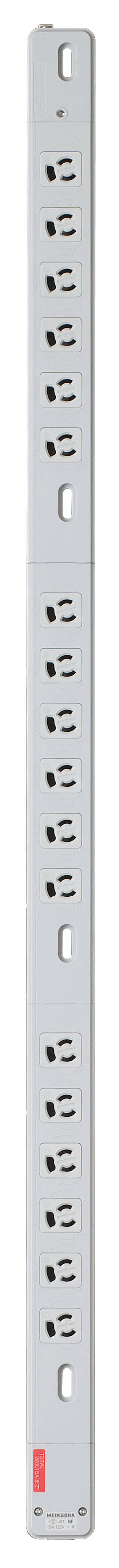 MR7613|FM15Aコンセントバー18個口 15A 125V