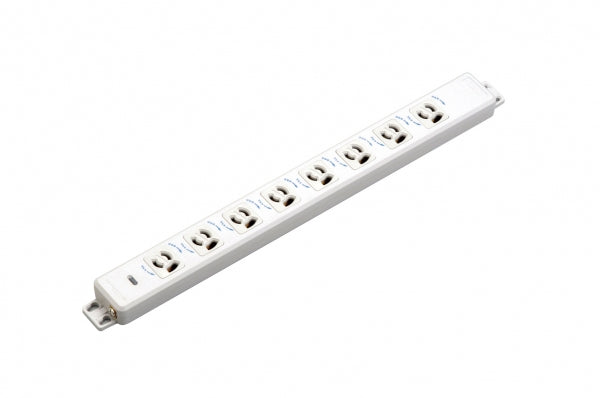 MR86980-N|機器用抜止接地コンセント8個口 15A 125V