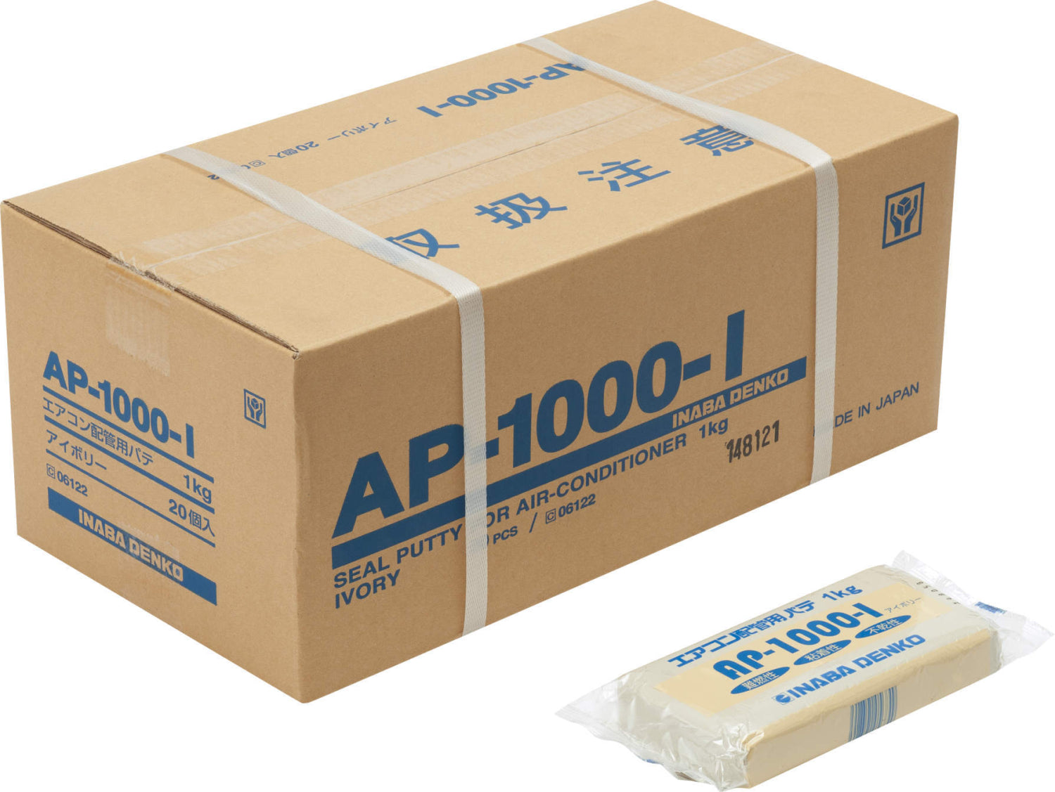 AP-1000-I｜エアコン用シールパテ 1000g アイボリー – 電材Days
