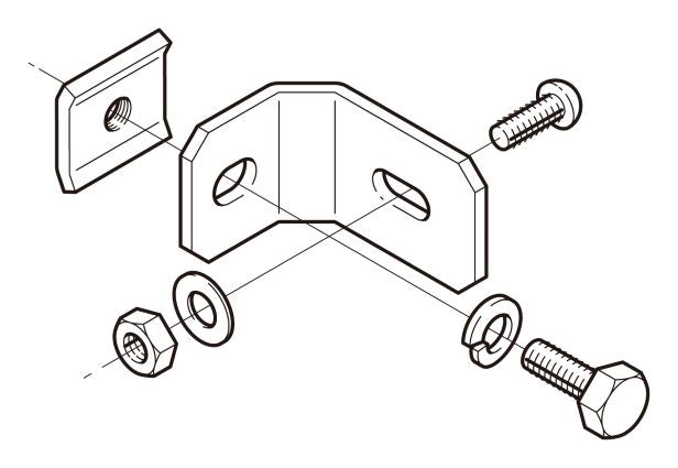 78ARS4|立上りラック支持金具
