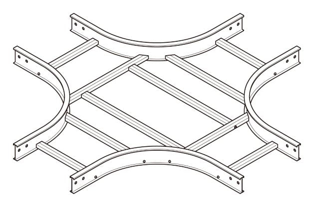 7ARX60|X形分岐ラック