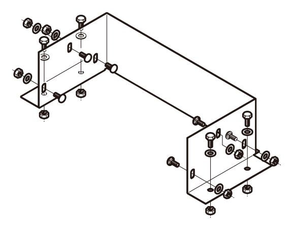 ADU4020|アルミダクト盤接続金具
