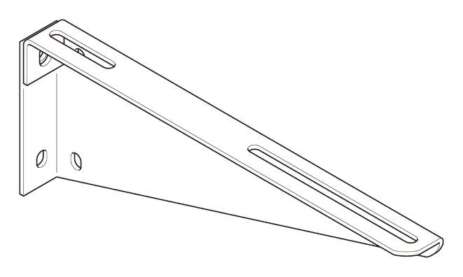ARBK60|壁面用ラック取付ブラケット