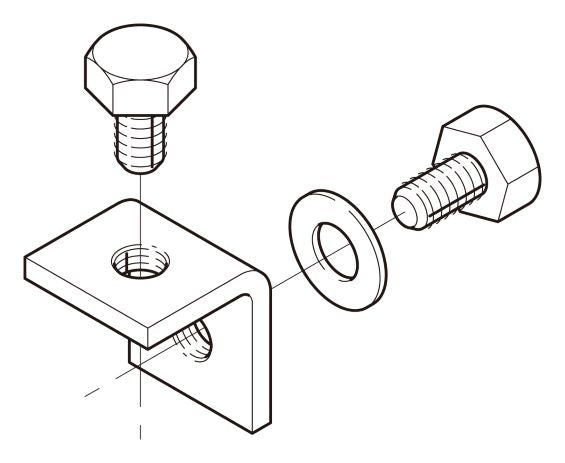 BKBR1AL|ズレ防止金具