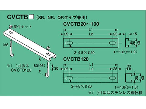 CVCTB80|上下カバークランプ