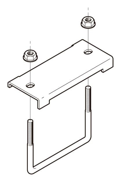 DH10UL|形鋼用交差支持金具