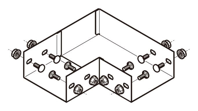 DL12B-N|金属ダクト用エルボ