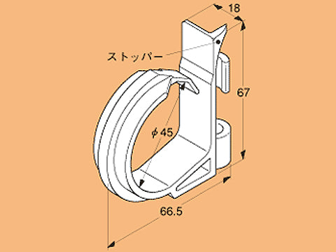 HT45-W3|PF管・ケーブル支持金具