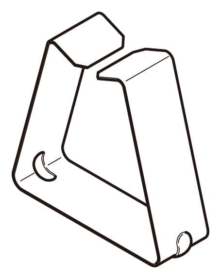 P-DF2C|カバー止め金具 標準色塗装