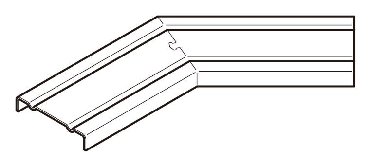 P-DL145FN|エルボカバー(45°)