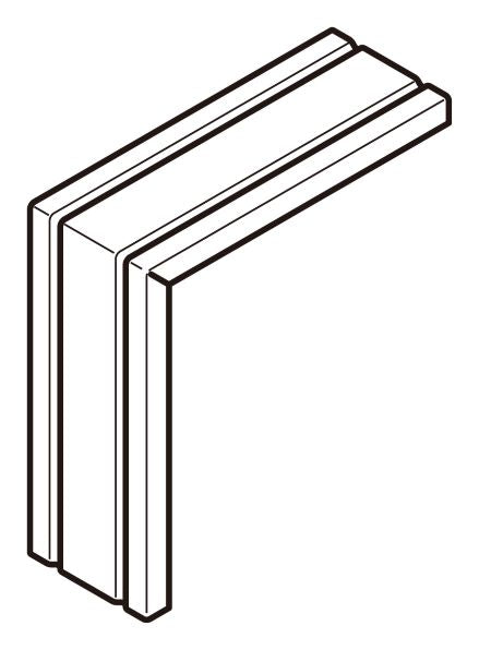 P-DO-1F|エルボカバー 標準色塗装
