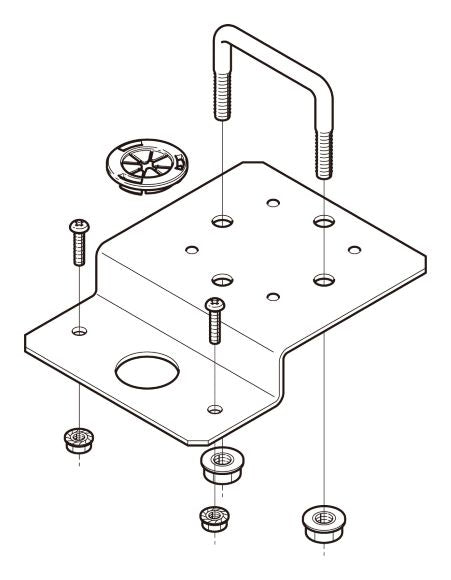 SNQRYD1|子桁用誘導灯取付金具