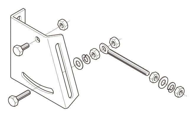 Z-BKA1|傾斜壁ブラケット取付金具