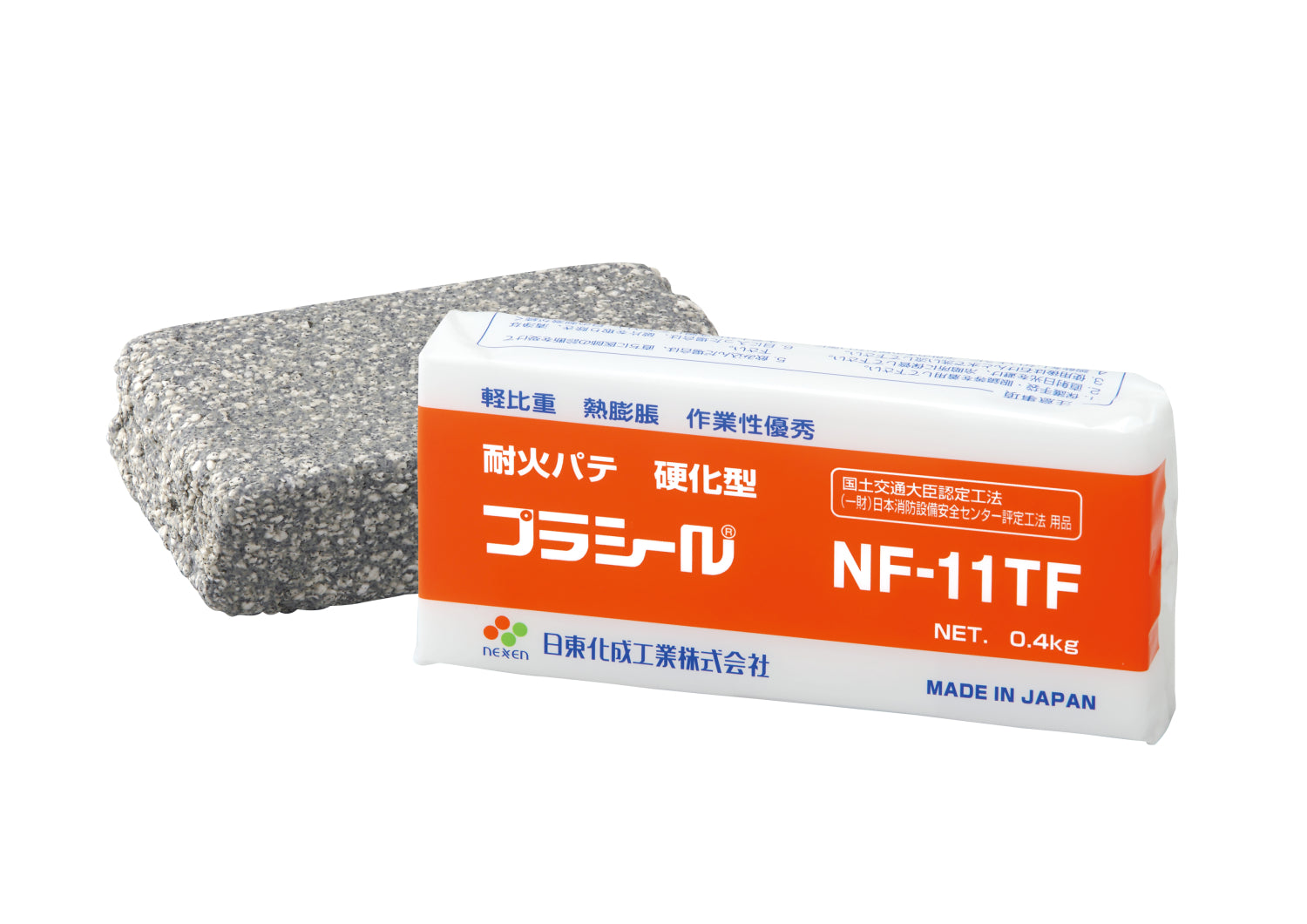 NF-11TF｜プラシール NF-11TF 耐火パテ400gグレー – 電材Days