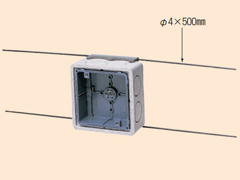 CDO-4ADB|埋込四角アウトレットBOX