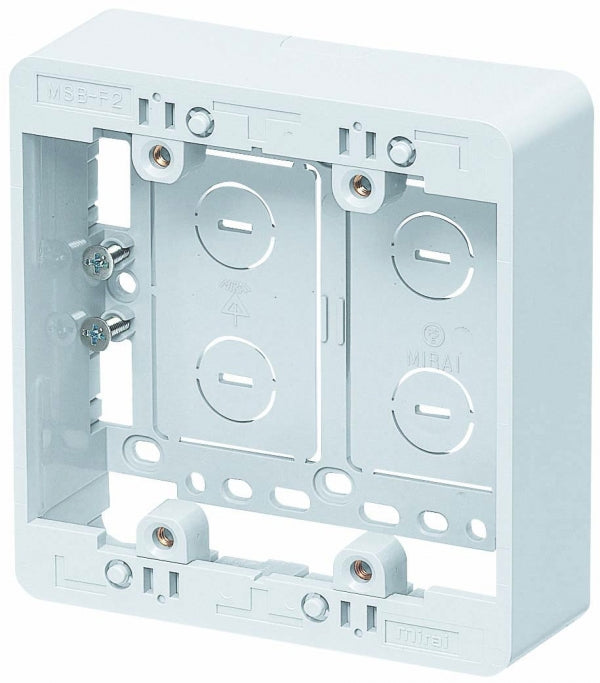 MSB-F2W|モール用スイッチボックス