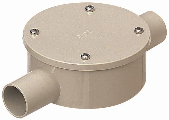 PVM22-2SKPJ|露出用丸形ボックス22 防水